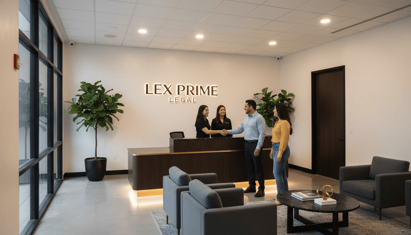 Welcoming reception area at Officina del Hispano LLC legal document services office